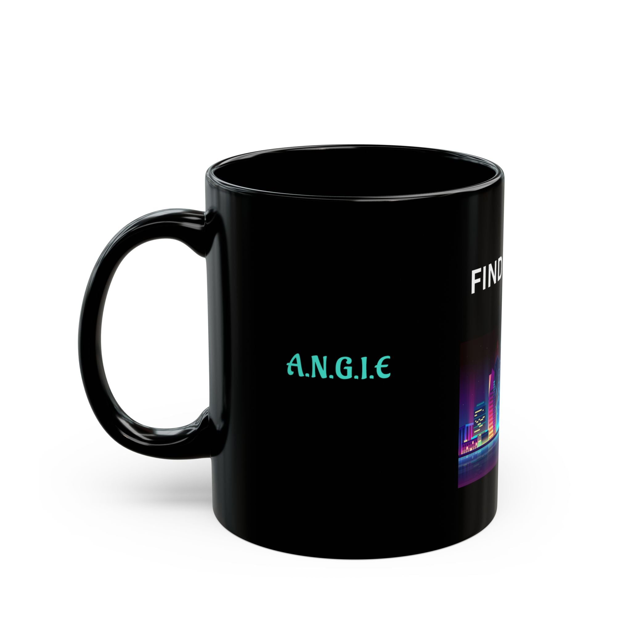 A.N.G.I.E Find the Real Neon City Mug