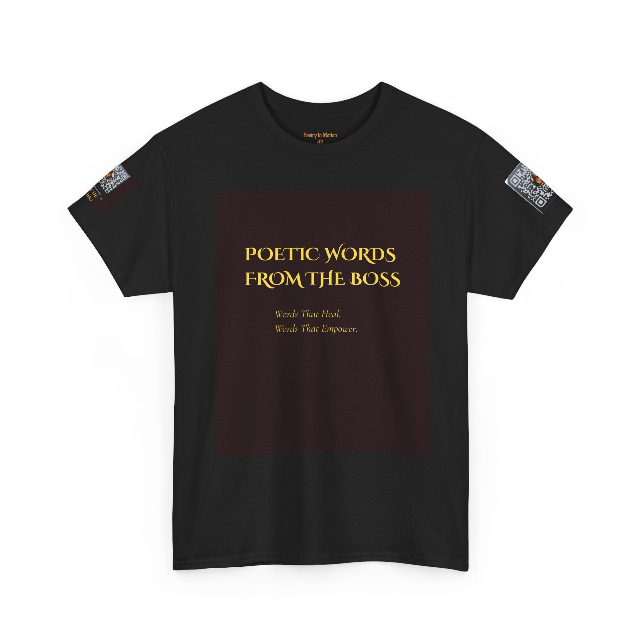 Poetic Words from The Boss Healing Tee