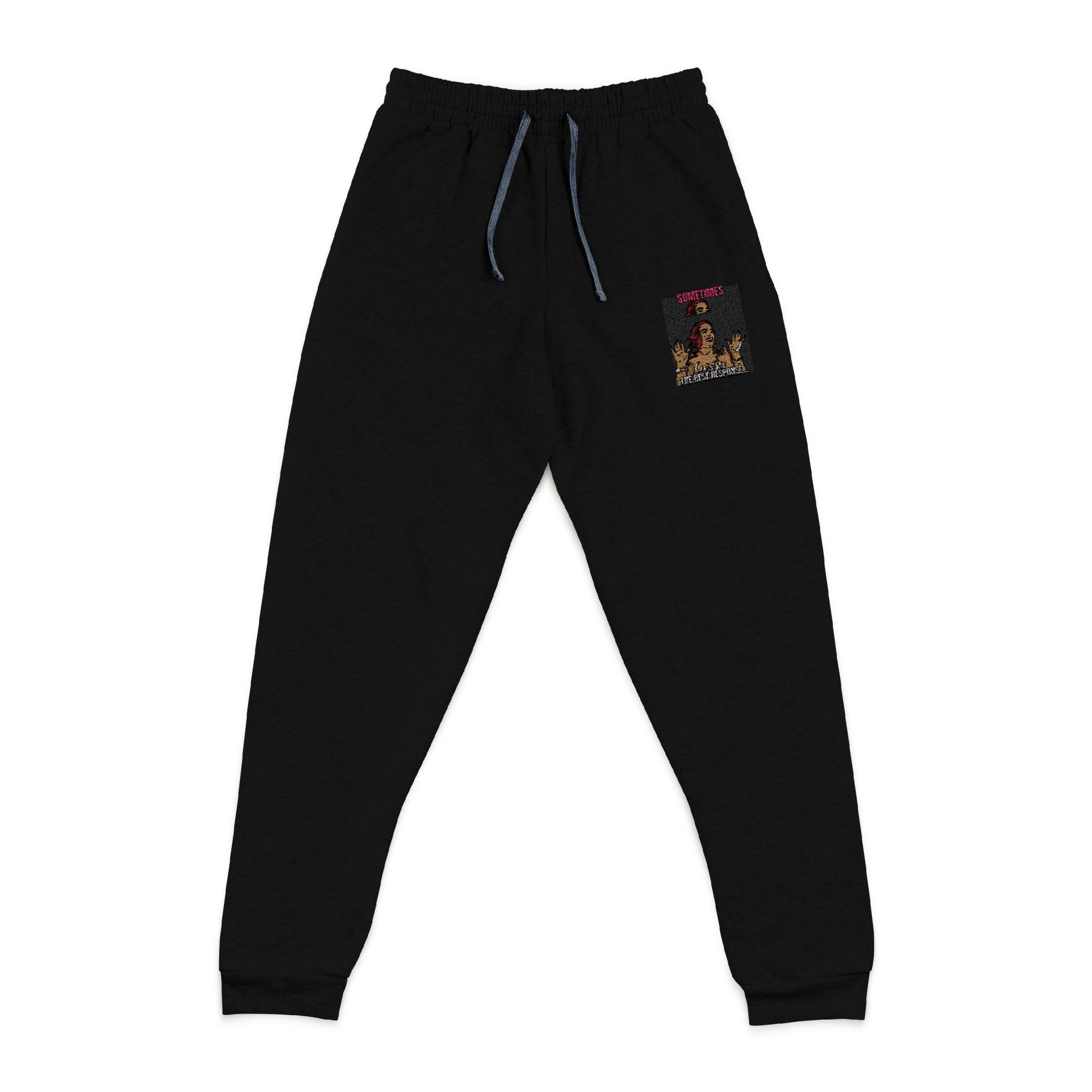 Sometimes No Response Luxury Joggers — Healing & Reflection Collection
