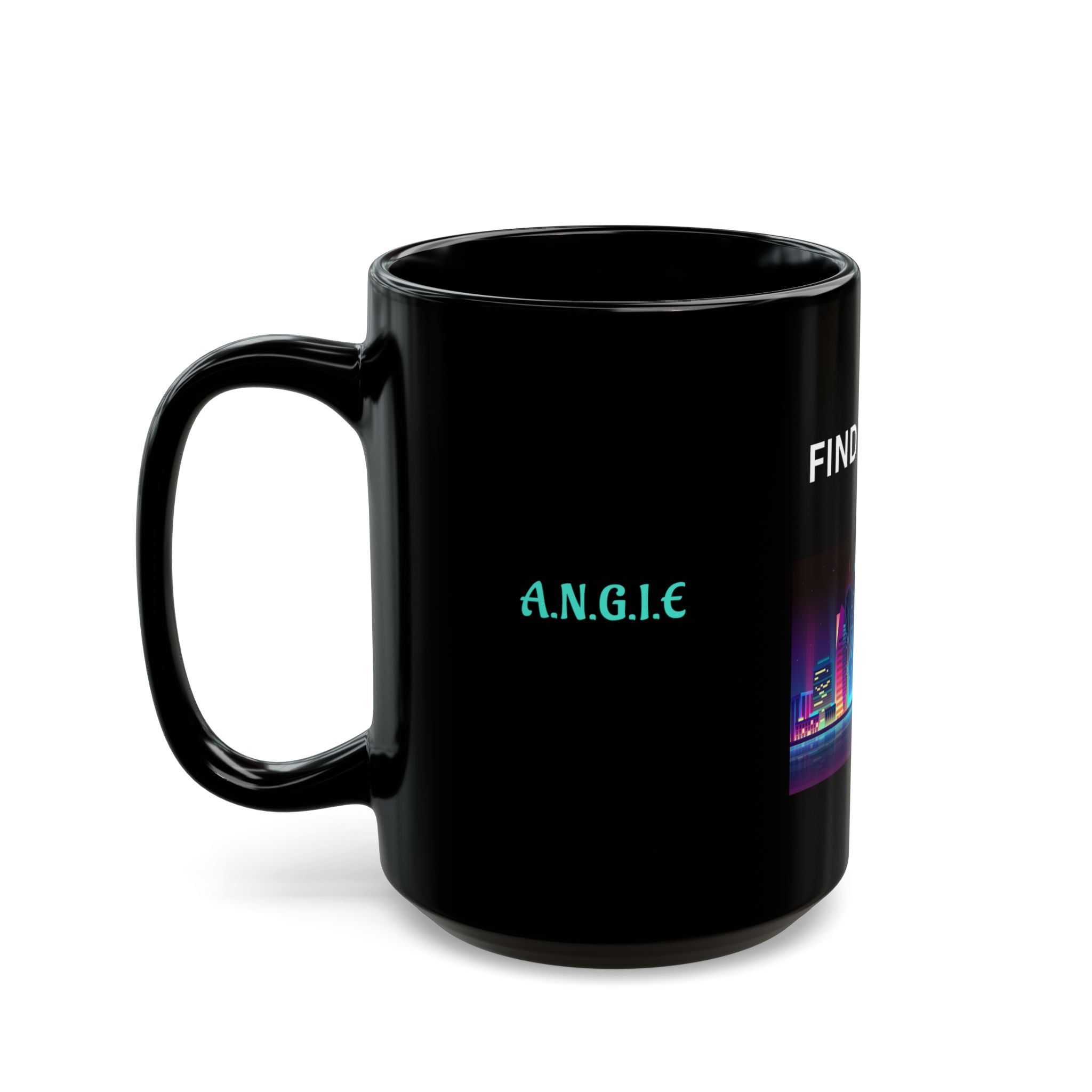 A.N.G.I.E Find the Real Neon City Mug