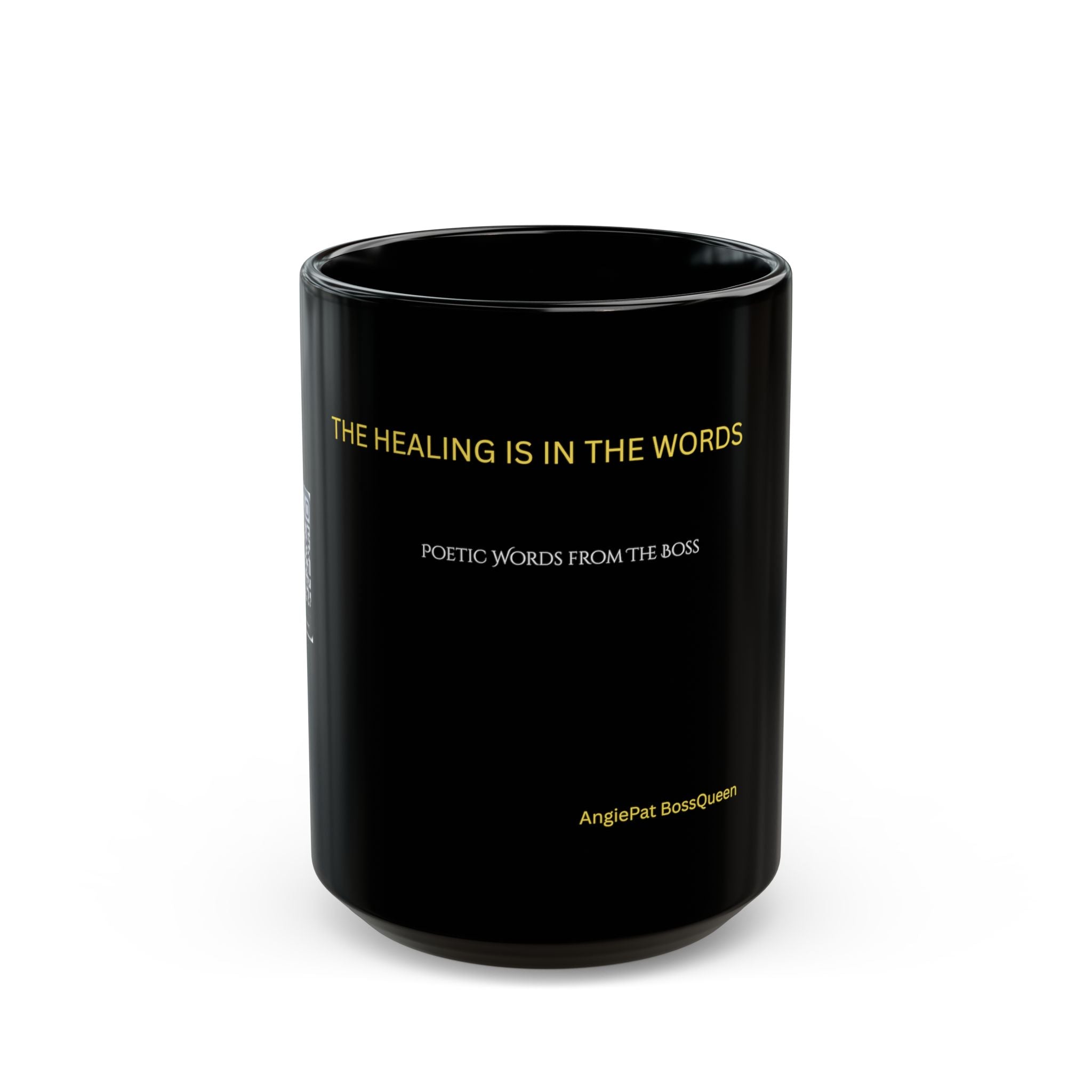Poetic Words from The Boss Signature Mug