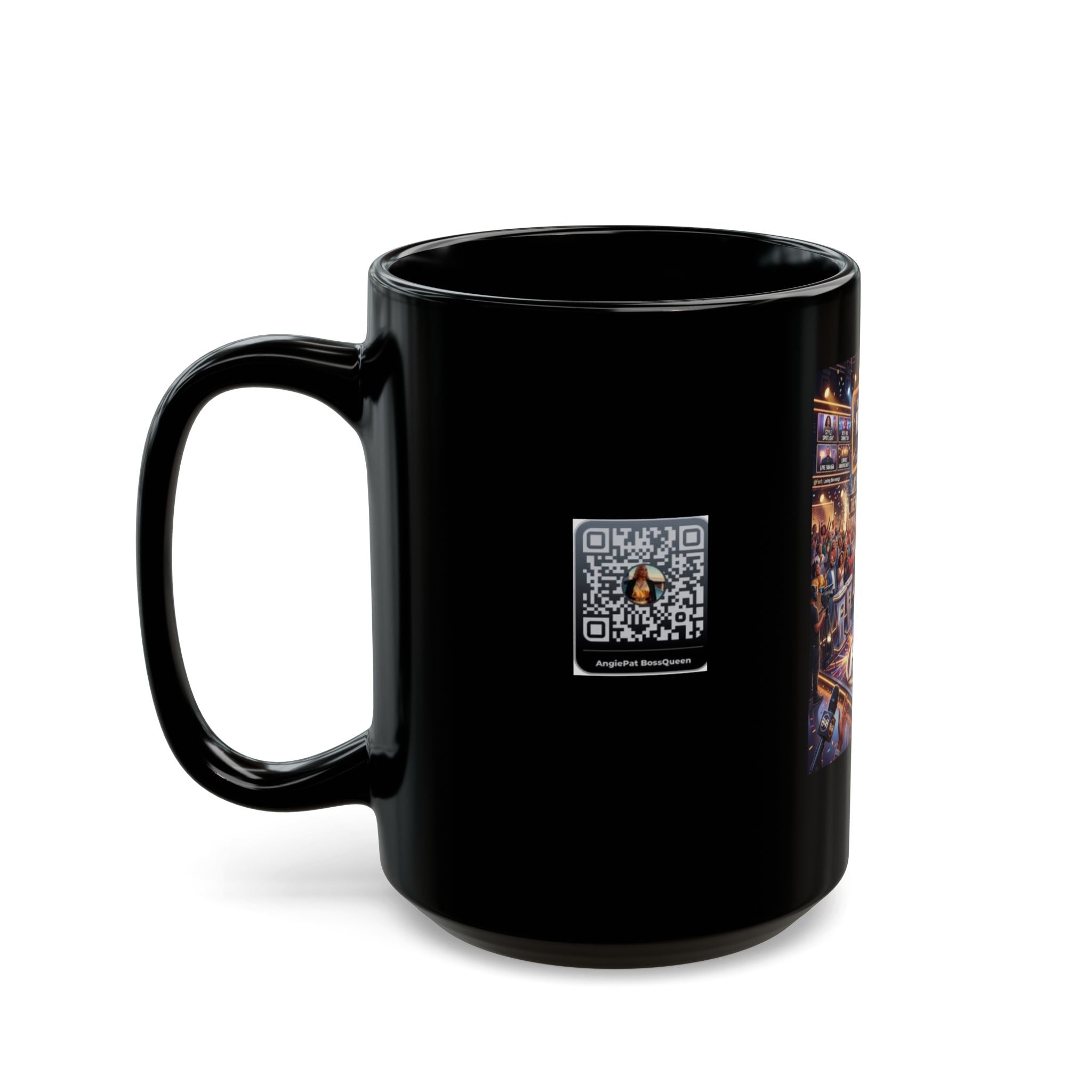 His & Hers Show Black Coffee Mug — 'Love. Loyalty. Real Talk.' 11oz/15oz