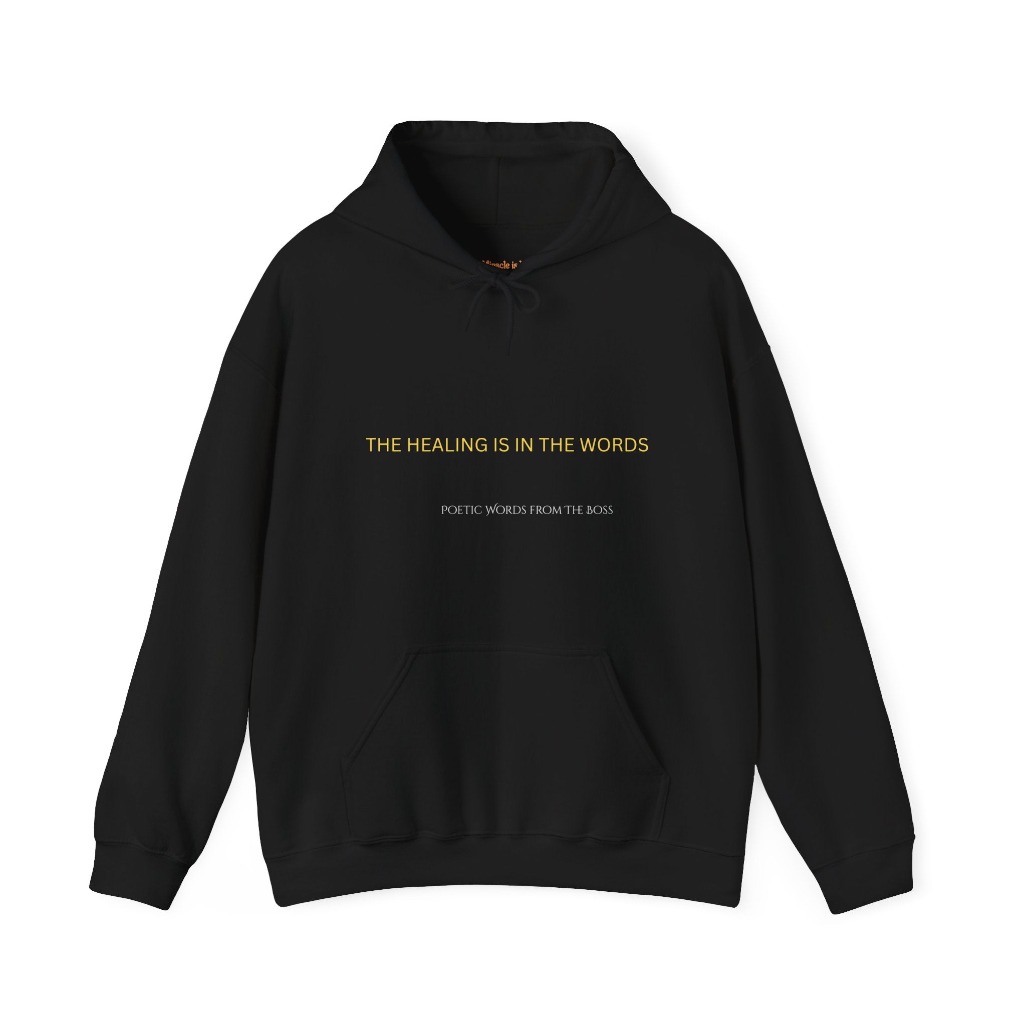 Poetic words from The Boss Luxury Hoodie- APBQ Collection