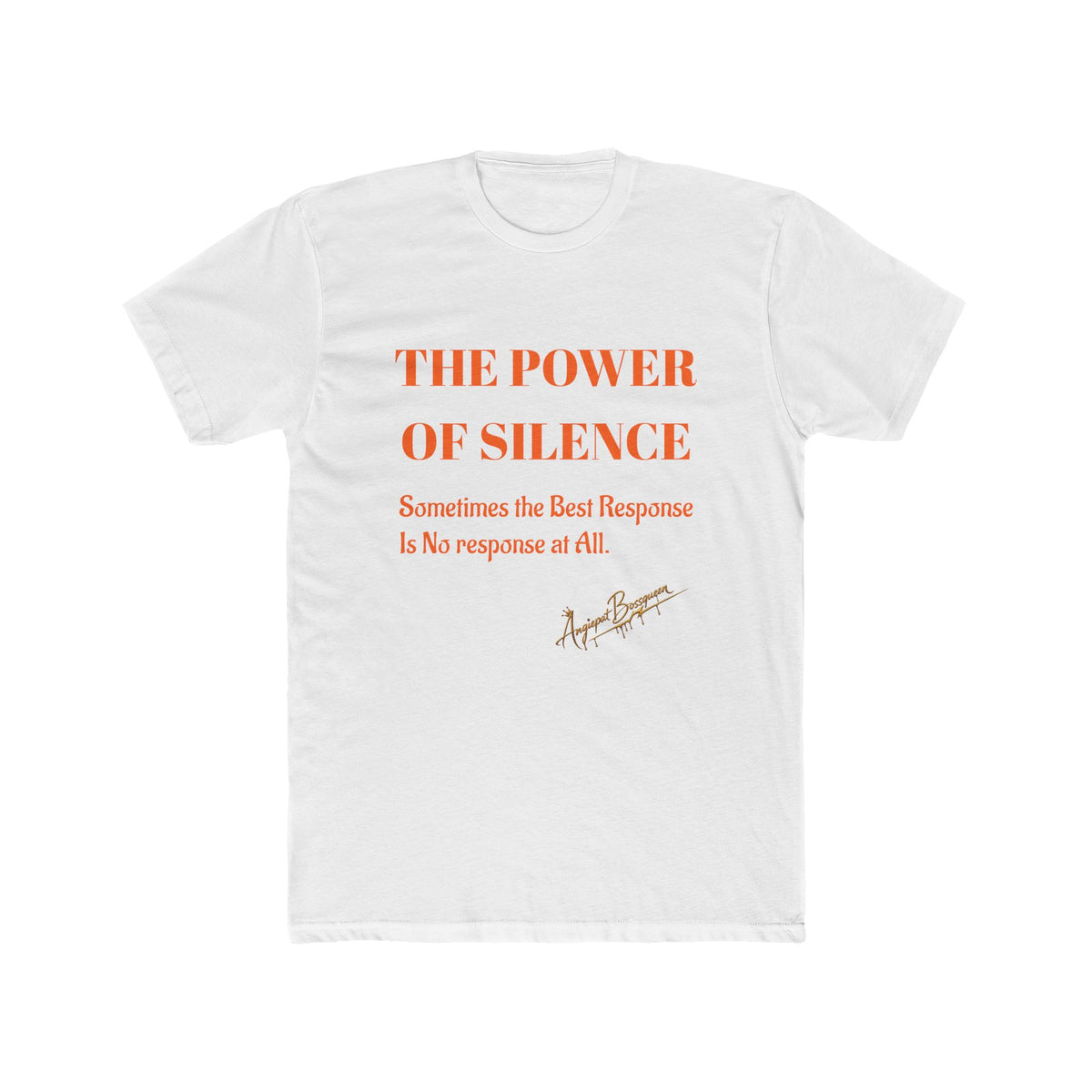 THE POWER OF SILENCE. — APBQ LUXE Boundaries Collection Tee