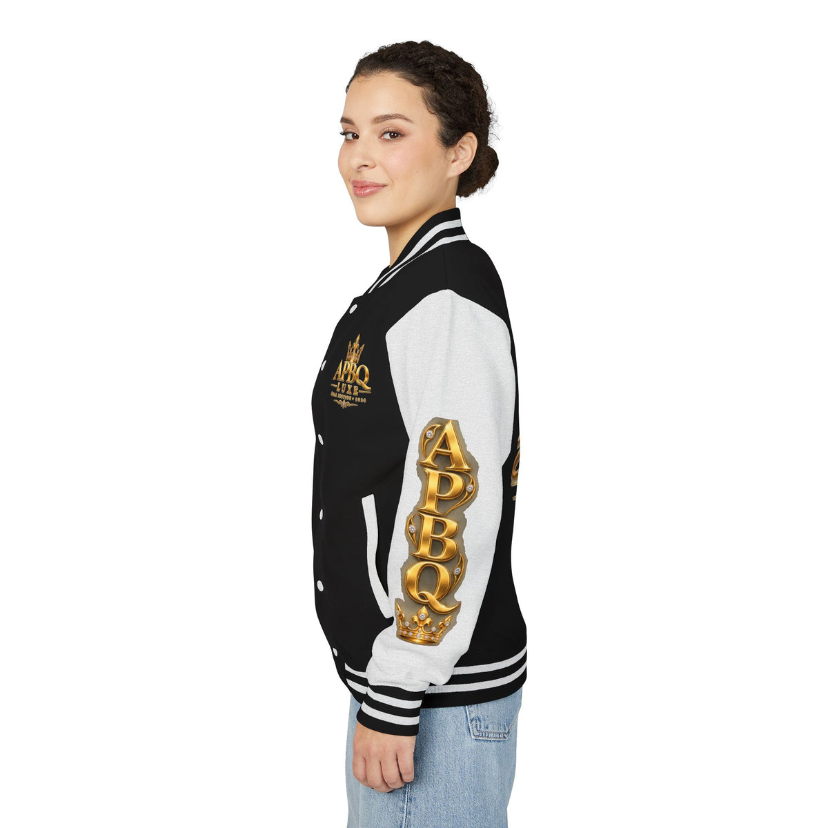 APBQ LUXE Boss Queen Signature Varsity Jacket