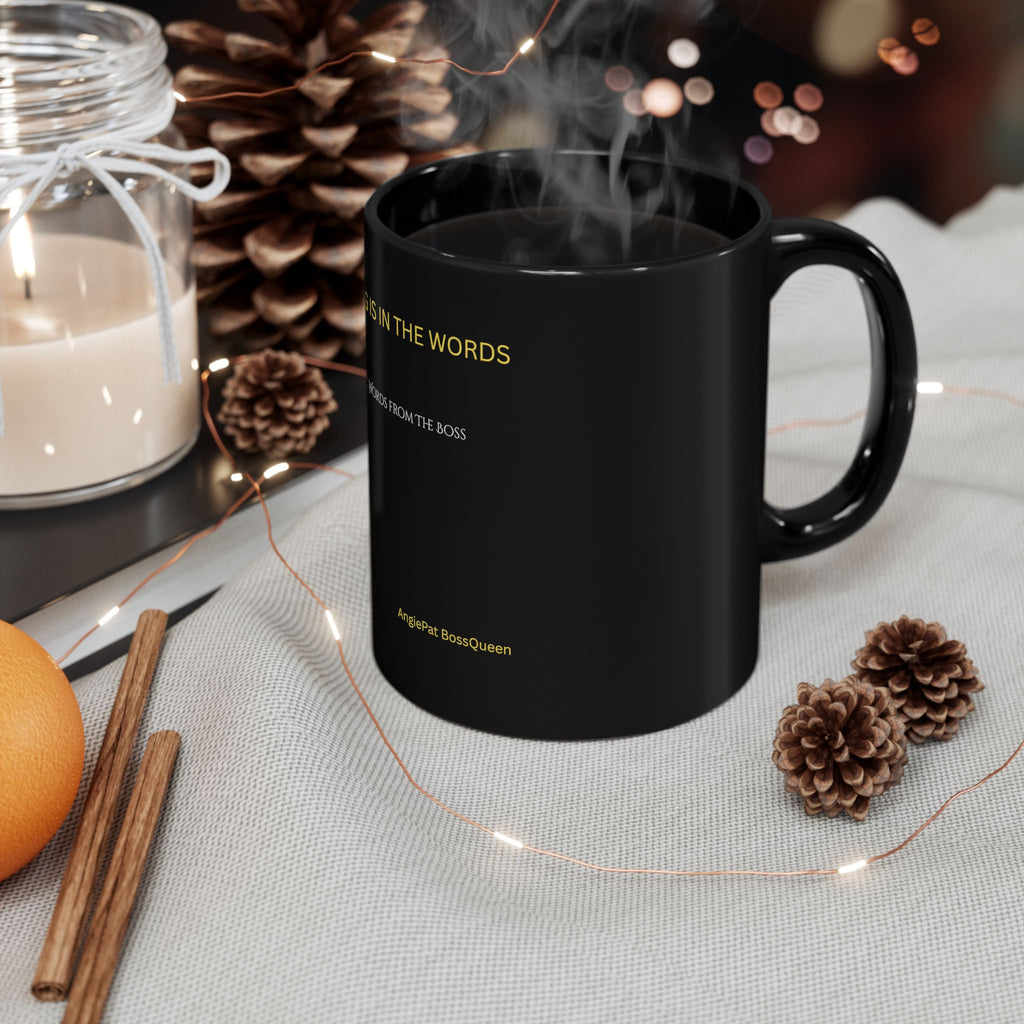 Poetic Words from The Boss Signature Mug