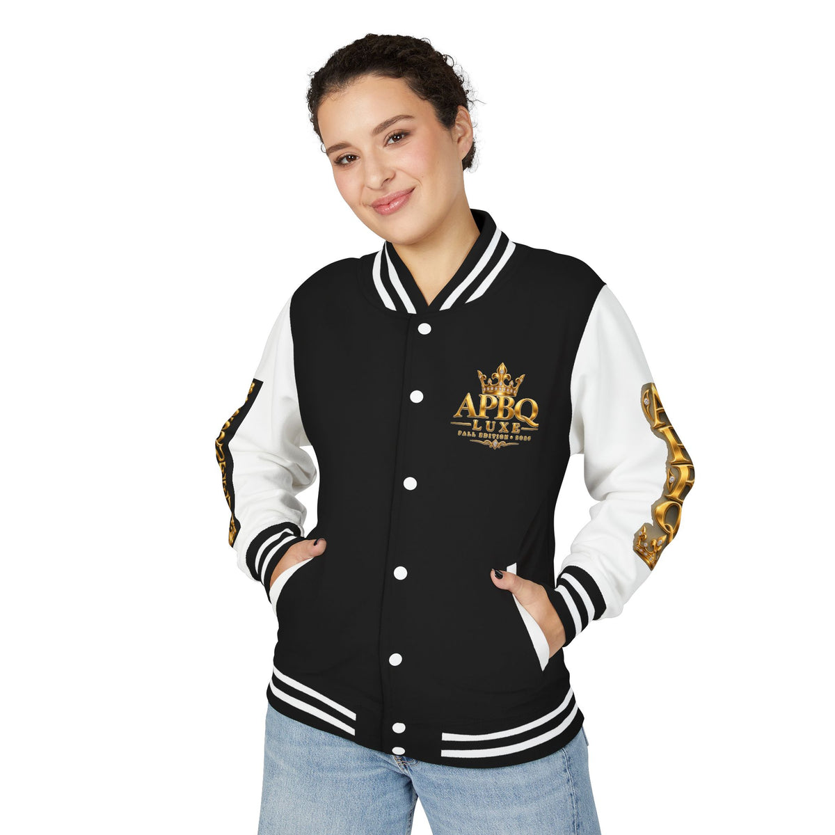 APBQ LUXE Boss Queen Signature Varsity Jacket