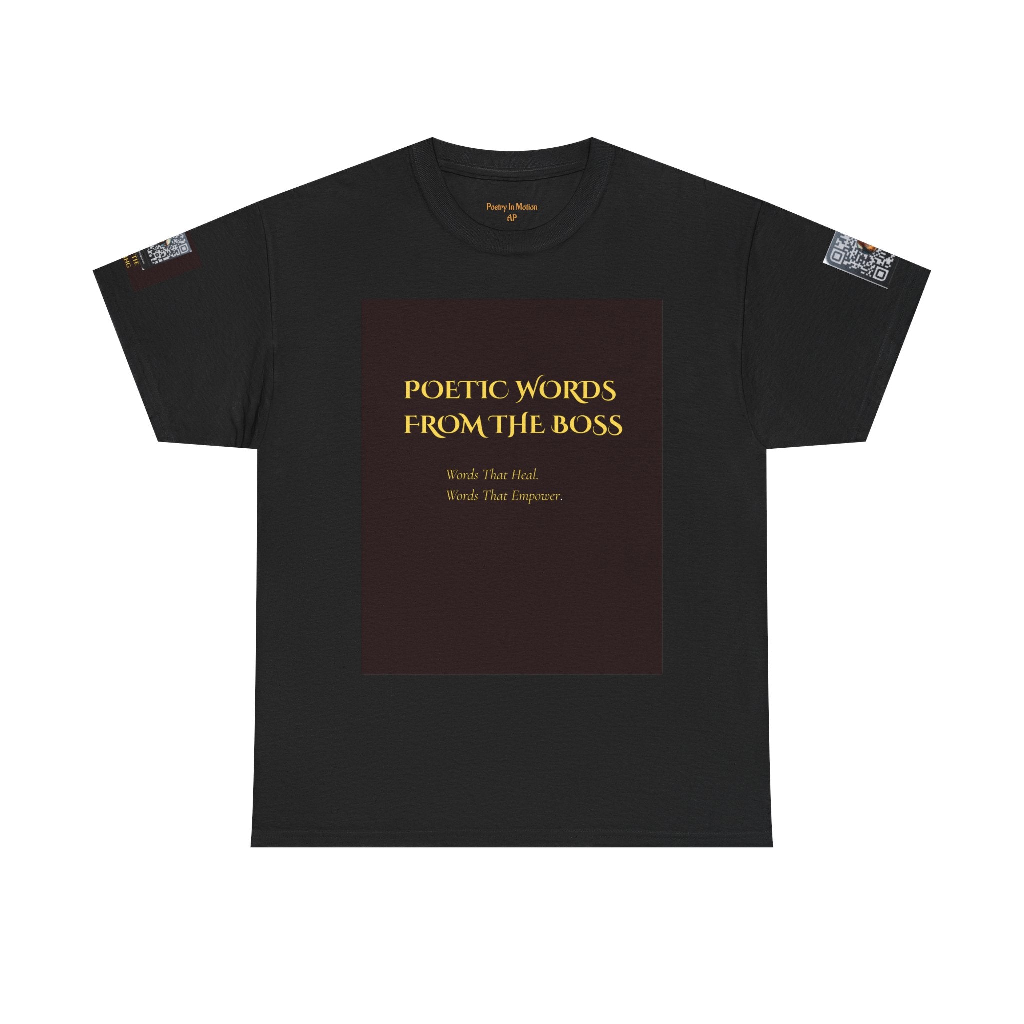 Poetic Words from The Boss Healing Tee