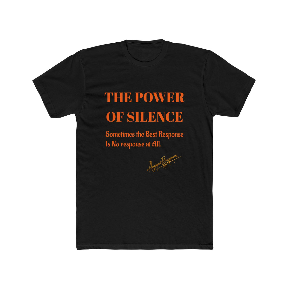THE POWER OF SILENCE. — APBQ LUXE Boundaries Collection Tee
