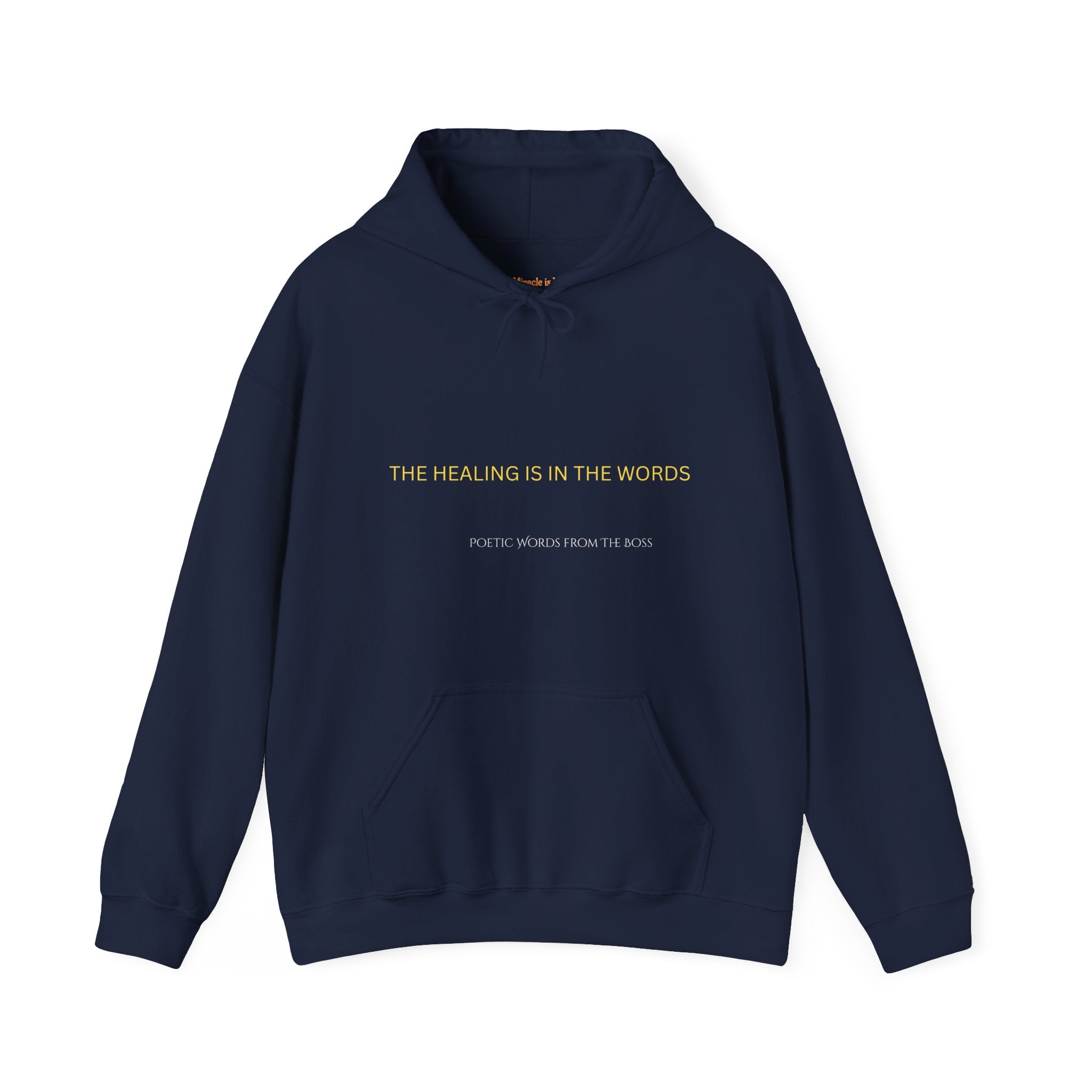 Poetic words from The Boss Luxury Hoodie- APBQ Collection