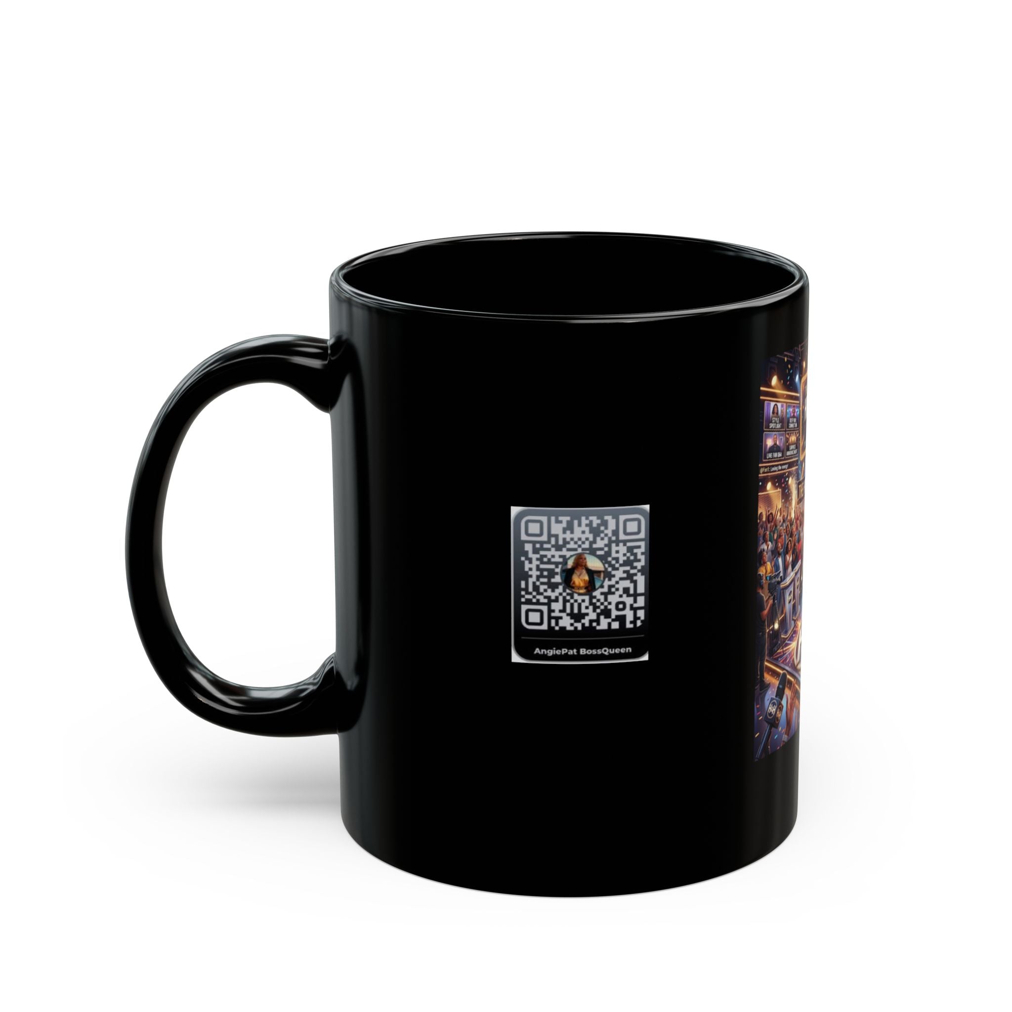 His & Hers Show Black Coffee Mug — 'Love. Loyalty. Real Talk.' 11oz/15oz