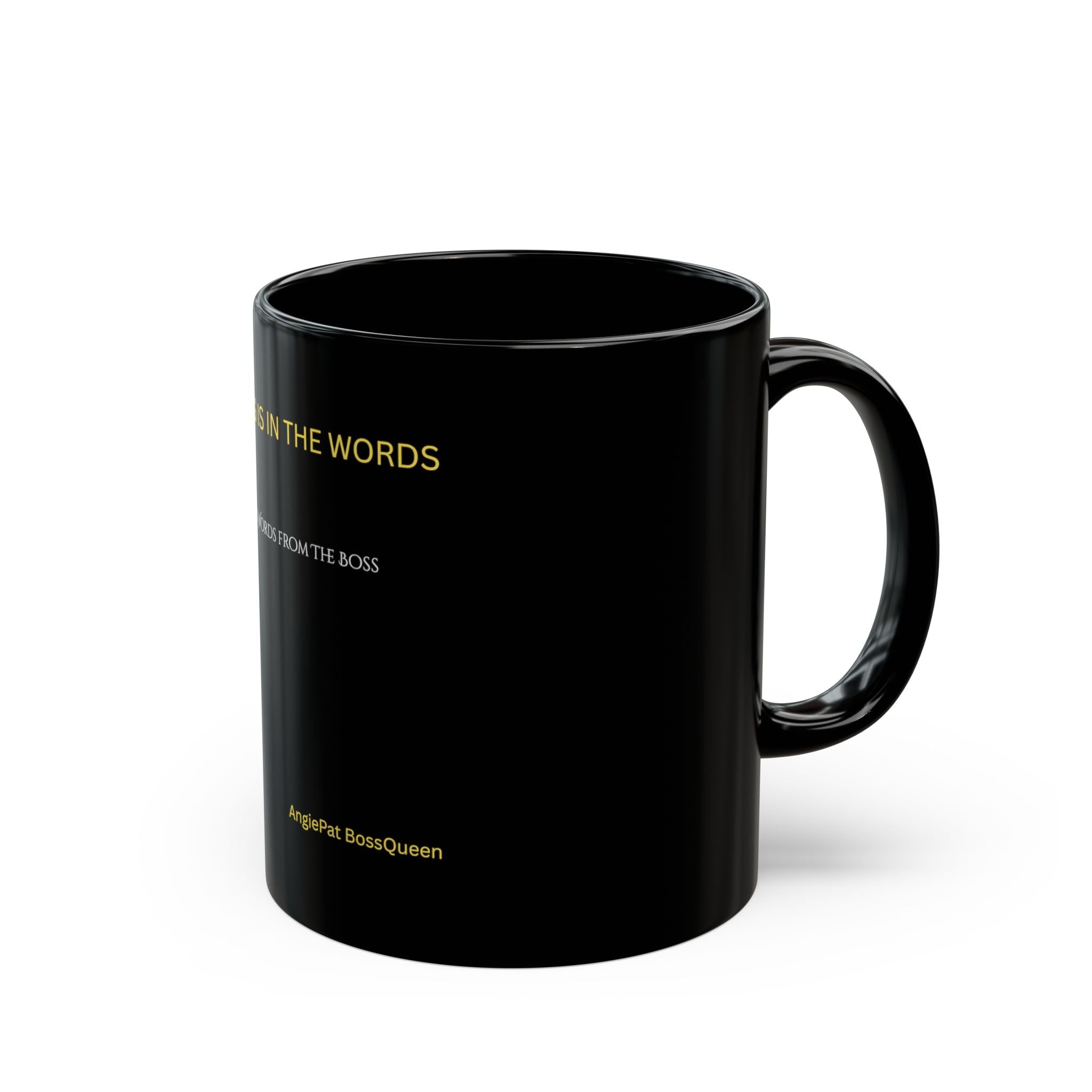 Poetic Words from The Boss Signature Mug