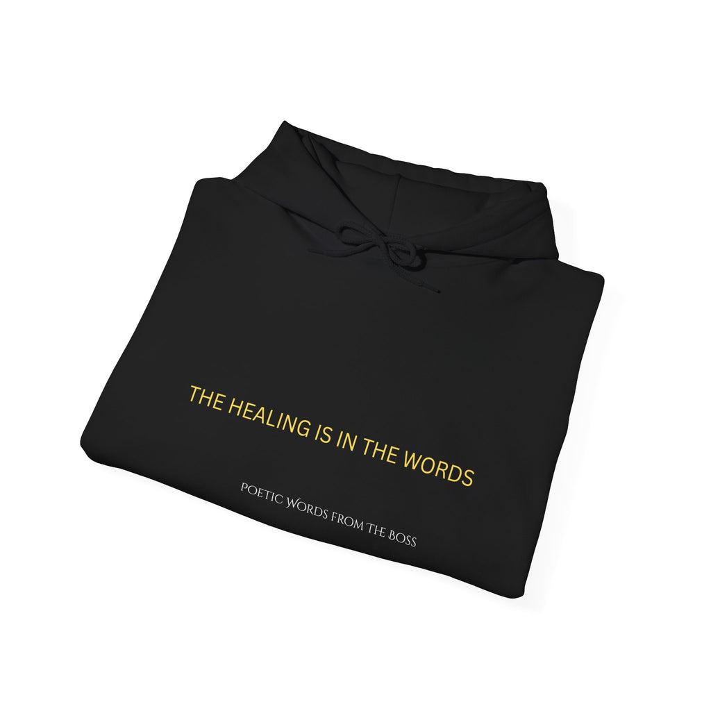 Poetic words from The Boss Luxury Hoodie- APBQ Collection