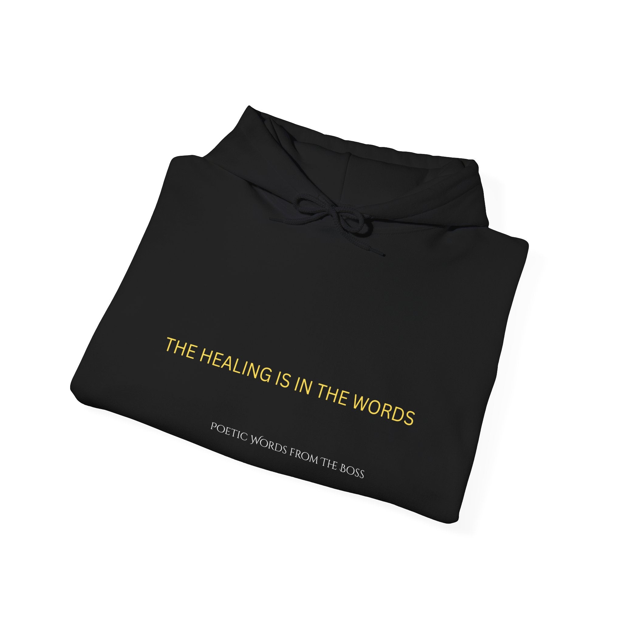 Poetic words from The Boss Luxury Hoodie- APBQ Collection
