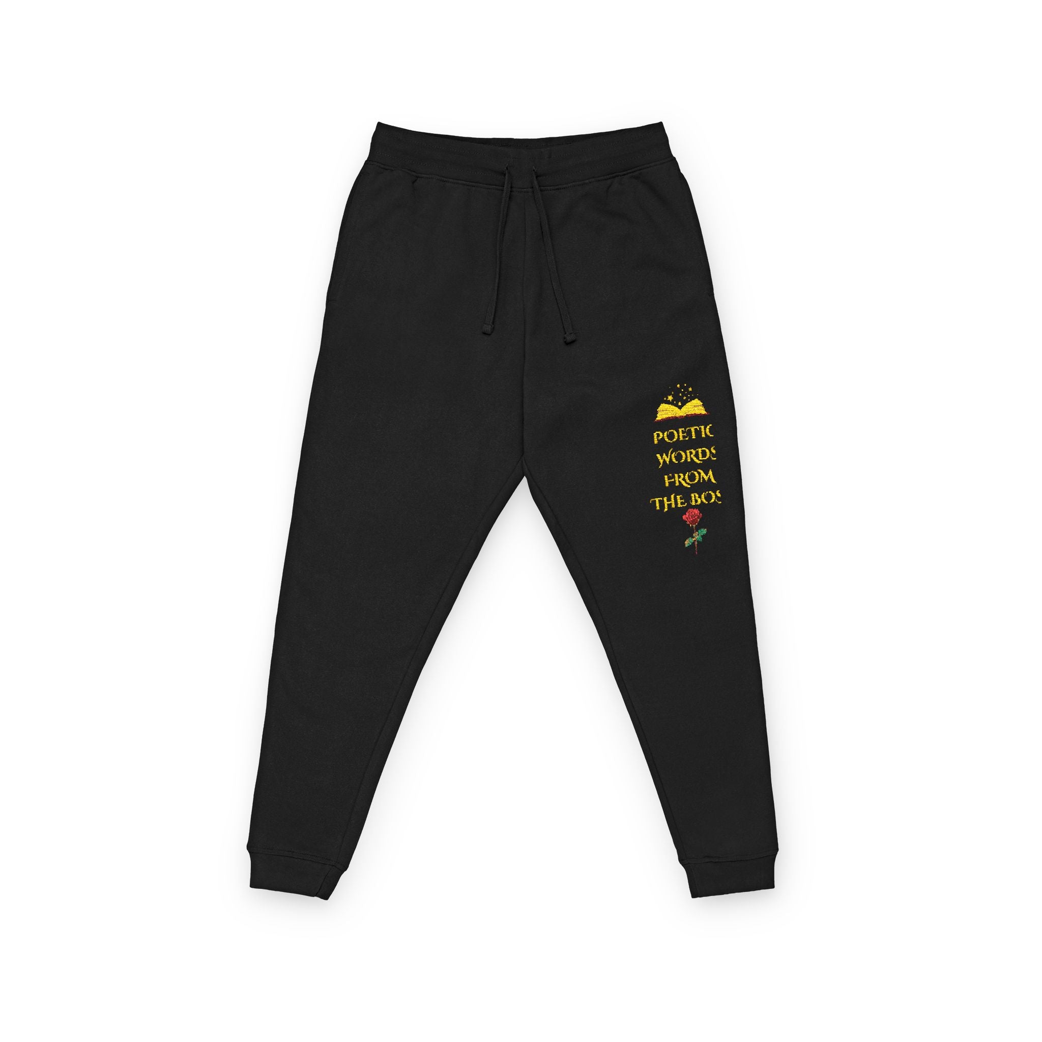 Poetic Words from The Boss Signature Luxury Joggers – APBQ Luxe Collection