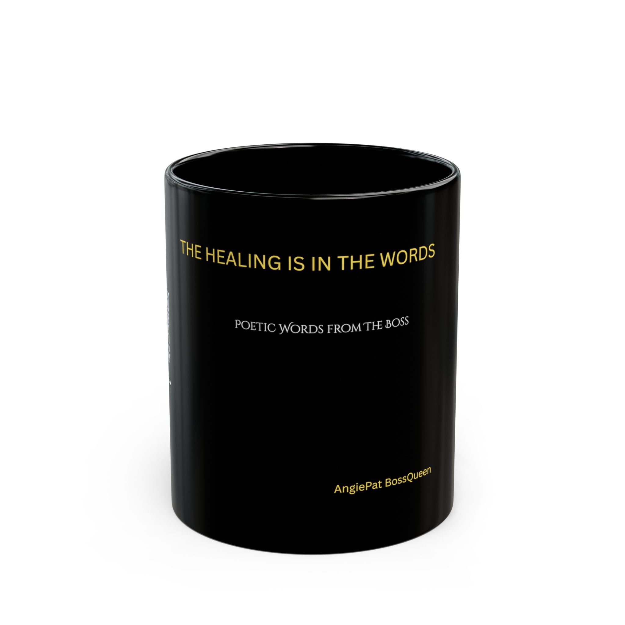 Poetic Words from The Boss Signature Mug