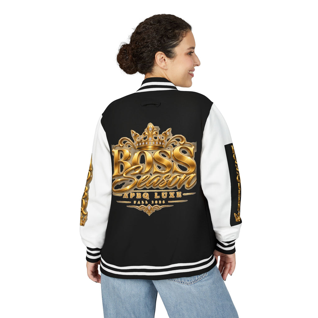 APBQ LUXE Boss Queen Signature Varsity Jacket