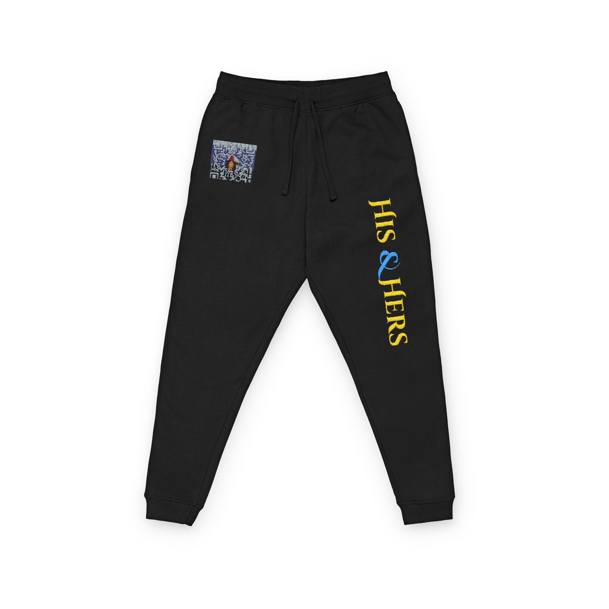 His & Hers Signature Luxury Joggers – Black Gold Edition