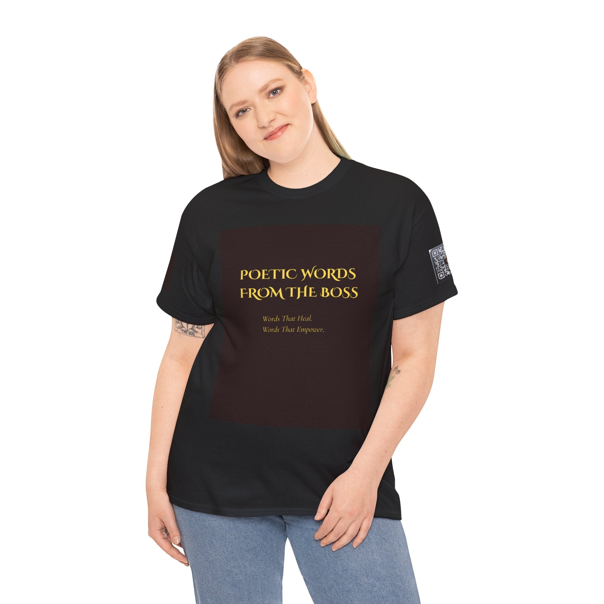 Poetic Words from The Boss Healing Tee