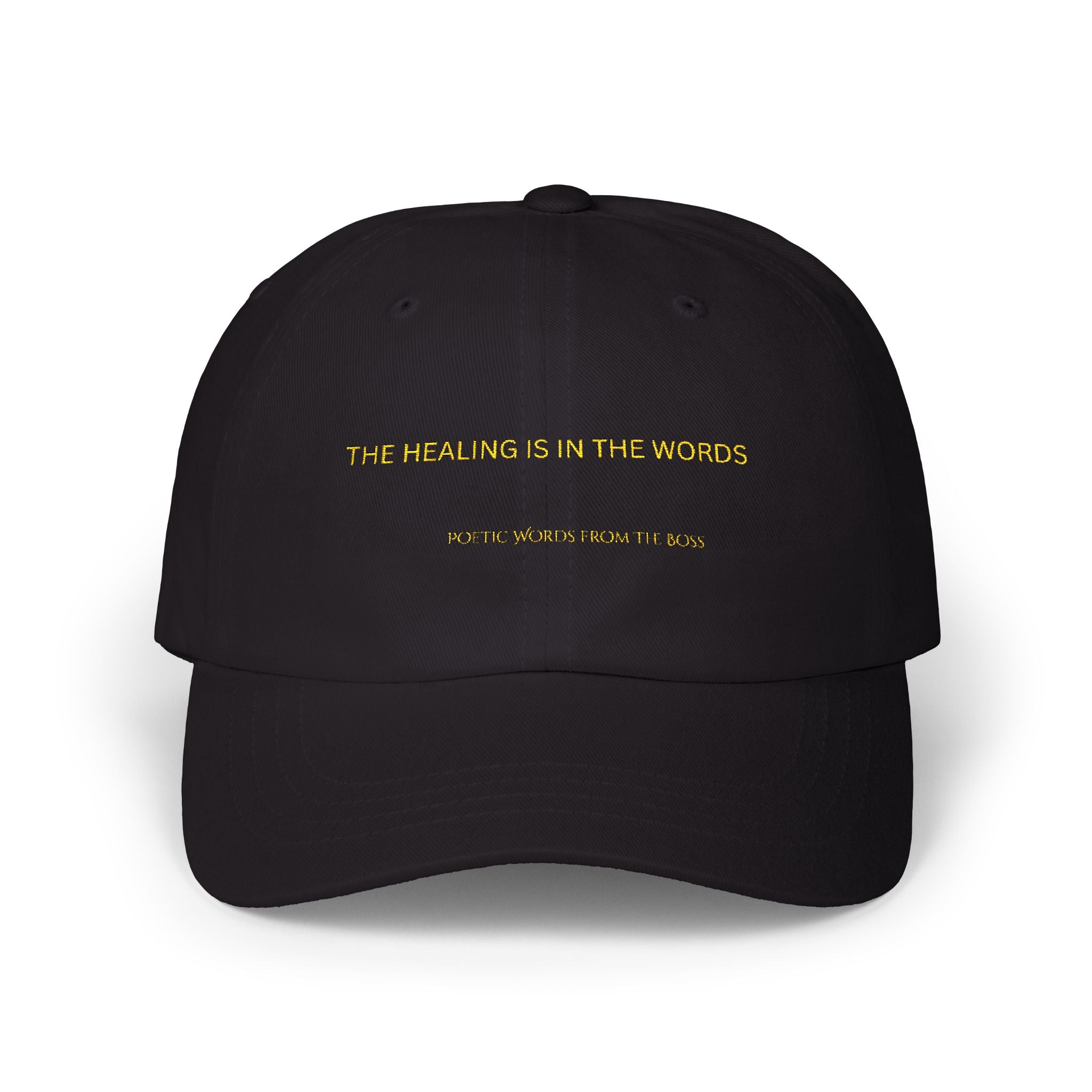 The Healing Is In The Words Signature Cap